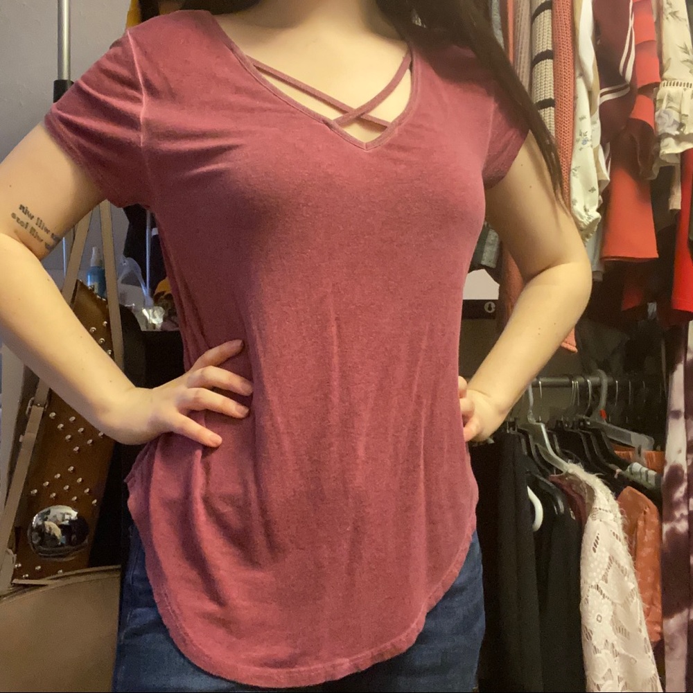 Cross Strap Blouse